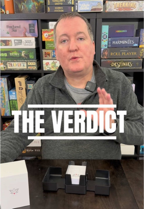 Lotus card shuffler featured by @tabletop_worldwide